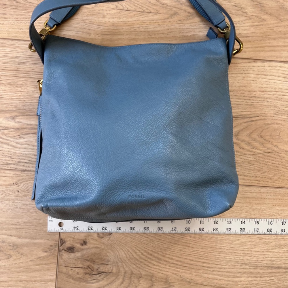 Fossil Maya Hobo Crossbody Faded Indigo - Picture 5 of 14
